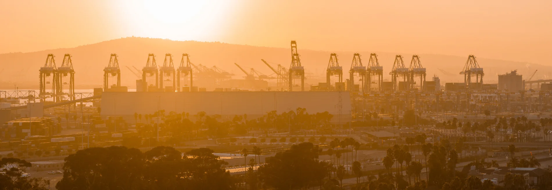 Los Angeles port terminal