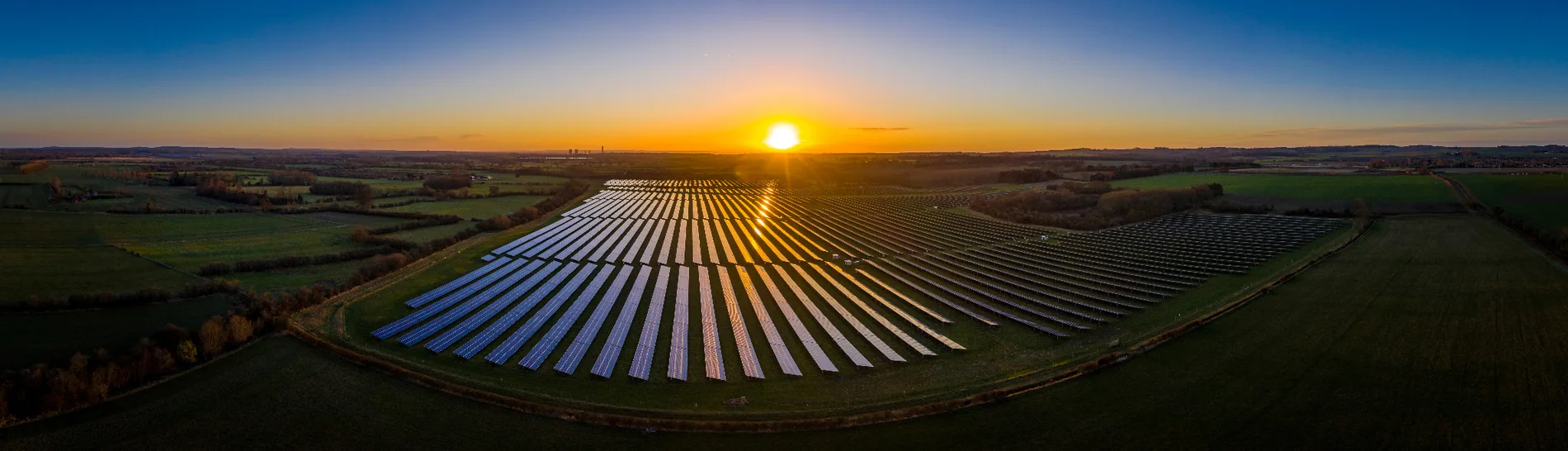 Solar farm energy infrastructure