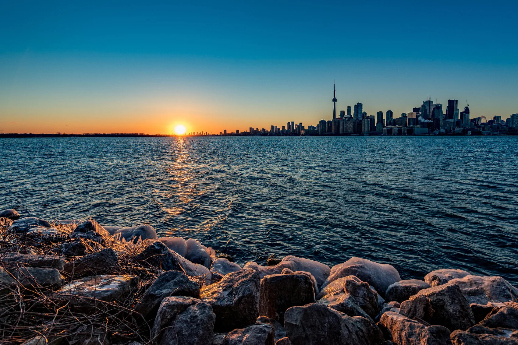 Toronto waterfront skyline