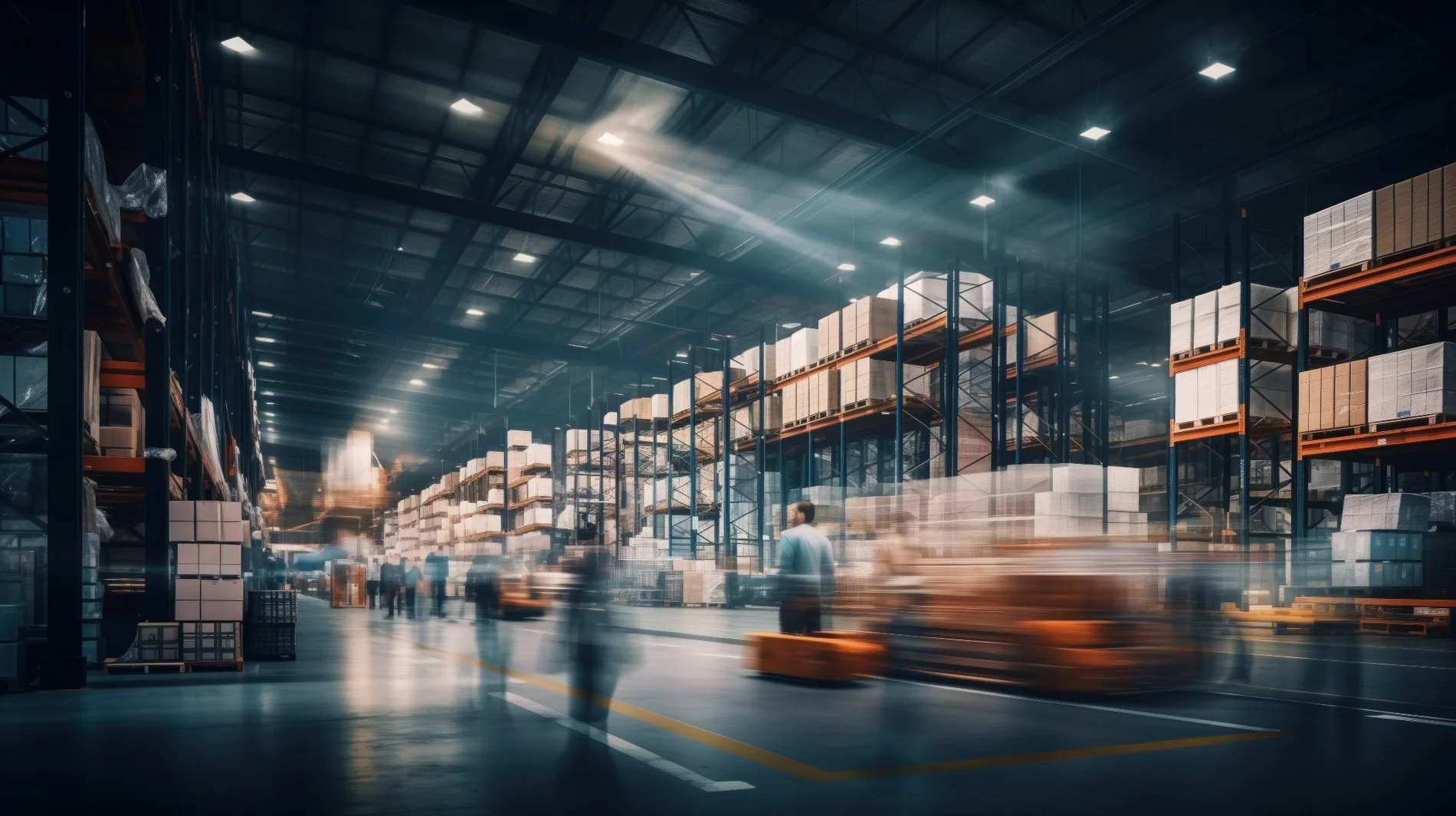 Warehouse activity and pallet movement